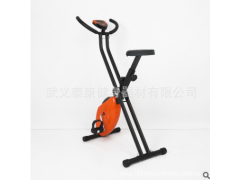 厂家直销磁控健身车家用静音磁控车X型可折叠织带车迷你脚踏车图2