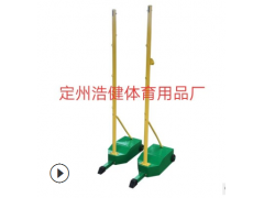 标准羽毛球网架便携式室外羽毛球柱加大加厚箱体可移动两用网架图2