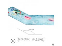 源头厂家防滑天然橡胶瑜伽垫麂皮绒印花瑜珈垫加厚健身垫一件代发图3