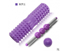月牙套装加长款eva瑜伽柱泡沫轴 批发空心肌肉放松滚轴瑜伽柱图2