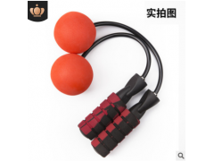 厂家直供双轴承无绳运动跳绳棉绳高耐磨成人儿童比赛训练健身器材图1