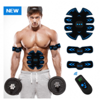 遥控腹肌贴家用速成黑科技肌肉训练懒人运动收腹机智能健腹器