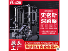 多功能史密斯机 商用飞鸟龙门架卧推深蹲架 室内综合训练健身器材图1