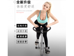 动感单车家用静音织带健身车健身器材室内脚踏运动自行车男女图3