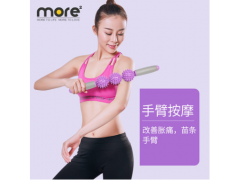 肌肉放松按摩棒滚轴狼牙瑜伽齿轮筋膜棒深层擀瘦腿刺球弹力健身棒图2