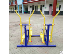 户外公园健身器材社区中老年室外蹬力训练器健身路径单双人椭圆机图3