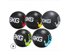 瑜伽健身球 橡胶实心重力球药球非弹力墙球腰腹训练敏捷球甩球