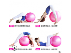 瑜伽球分娩球普拉提球平衡球 45/55/65/75cm健身球可定制Logo图2