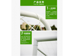 厂家直销标准比赛移动式足球门大号11人制足球门带框网运动器材图3
