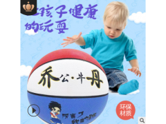 厂家批发软皮4号5号6号乔丹TPU定制儿童篮球幼儿园学生成人篮球图2