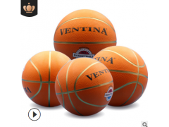 VENTINA篮球5号橡胶花球橘色4岁小儿童幼儿园训练定制五号蓝球图3