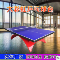 乒乓球台室内乒乓球台标准比赛球桌高密度纤维板大彩虹乒乓球台