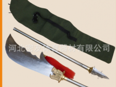 厂家直销关公刀 不锈钢青龙偃月刀春秋刀不开刃 十八c长兵器图3