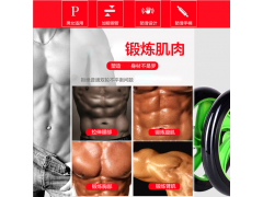 特价 健腹轮静音双轮 运动健身器材用品健身轮 健腹器16寸双轮图2