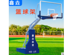 手动液压篮球架学校体育篮球馆用篮球架可定制移动户外标准篮球架