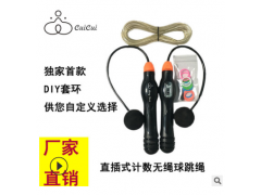 厂家直销直插式内轴承计数无绳球跳绳中考达标成人运动健身器材图3