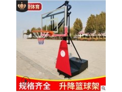 户外移动可升降篮球架 儿童比赛训练篮球架 室内外成人篮球架定制图2