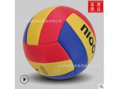 厂家直销现货批发图案定制机缝排球5号3号2号PVC环保耐磨软皮防爆图2