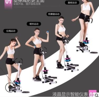 踏步机家用健身减肥神器美腿瘦腰多功能扶手静音智能脚踏登山机图2