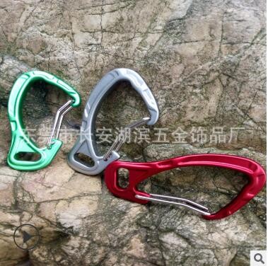 户外战术用品 异型铝合金登山扣 爬山钩图3
