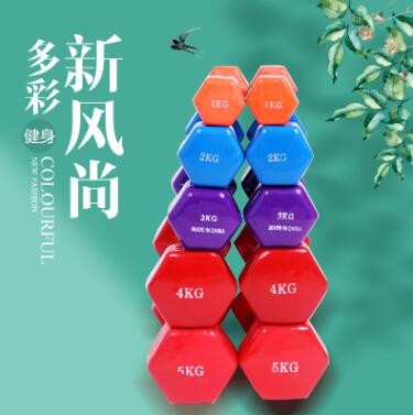 六棱哑铃套装健身锻炼家用瑜伽训练器械铸铁负重练肌用具固定哑铃图3