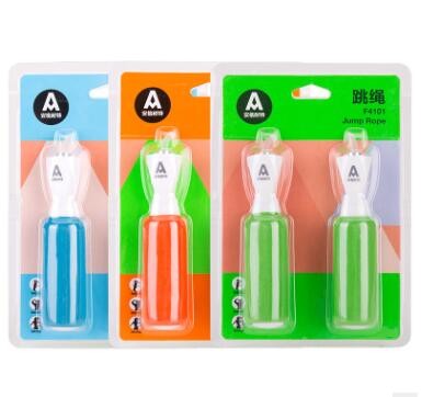 得力F4101安格比赛轴承健身运动器材 体育用品 2.8mPVC高强度跳绳图2