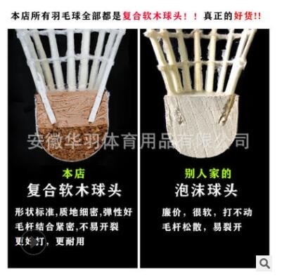 亚之羽亚7羽毛球耐打稳定防风专业比赛训练12只装鸭毛球图2
