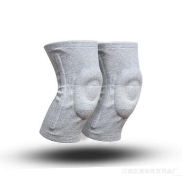 厂家批发运动支撑护膝四季透气男女通用硅胶弹簧篮球运动护膝套图2