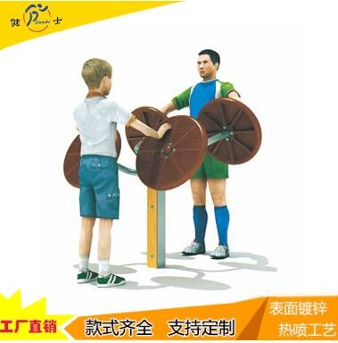 太极云手室外小区塑木健身器材木架组合健身器材套装路径设施图3
