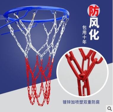 连超篮球框 室内外成人休闲标准篮球框 金属加粗铁篮球筐网图2