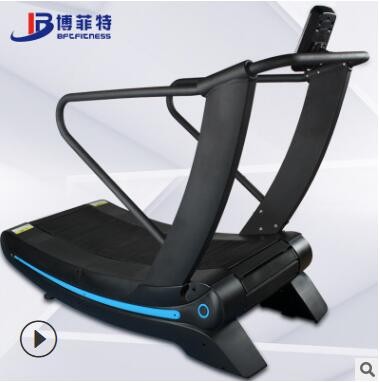 无动力跑步机 曲面弧形跑步机 履带式商用自律跑步机生产厂家批发图3
