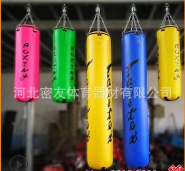 厂家直销成人拳击沙袋实心吊式散打武术家用健身房跆拳道健身沙袋图3