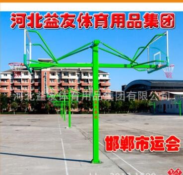 海燕式篮球架 体育用品 地埋篮球架 出口固定式篮球架 国标篮球架图2