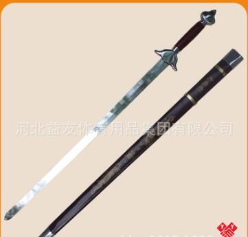 A型太极剑 品牌武圣人 电镀弹簧钢太极剑 出口不开刃武术刀剑图3