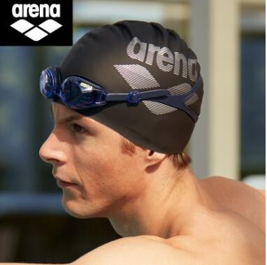 Arena阿瑞娜 ARN-6400E 竞技比赛硅胶防水游泳帽 游泳训练图2