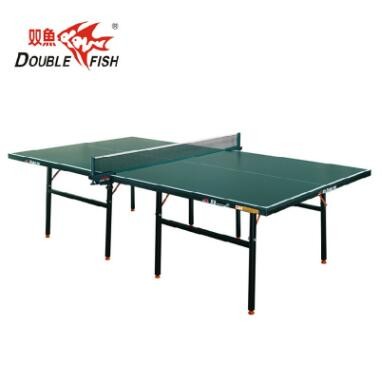 全网新品 趋势好货 双鱼501 乒乓球桌 绿面单折式乒乓球台双鱼乒乓球台 室内乒乓球台图3