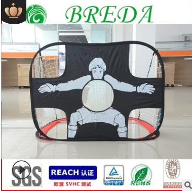 专供带靶心双用多功能折叠足球门速开型弹跳龙门便携儿童球门图2