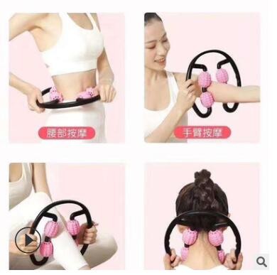 美腿夹神器肌肉按摩放松滚轮健身美腿器瘦腿美体器腿部训练器图2