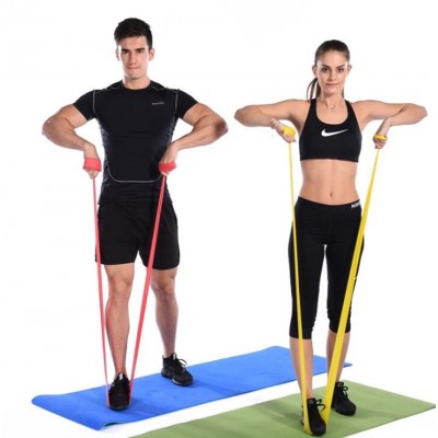 厂家直销乳胶瑜伽拉力带拉力片 运动健身阻力带瑜伽伸展带拉力绳