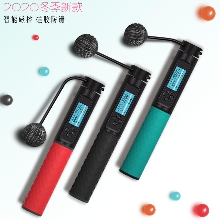 新款无绳智能计数跳绳健身专业负重计数器中考考试运动跳绳图2
