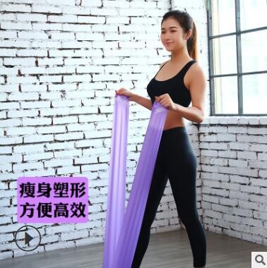 瑜伽拉力带弹力带健身男女阻力带力量训练拉伸带乳胶拉力绳拉力片图2