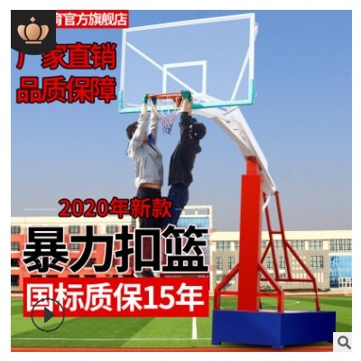 篮球架成人户外标准比赛可移动训练室外家用篮球框学校广场篮球架