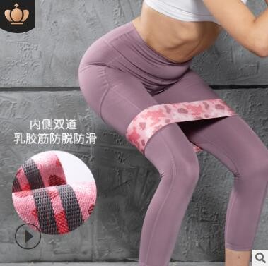 防滑大中小阻力弹力带环健身女翘臀圈拉力带环形深蹲阻力带虐臀圈图3