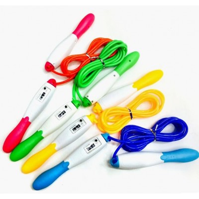 智博计数跳绳 PVC绳 插卡包装四色可选 厂家直销