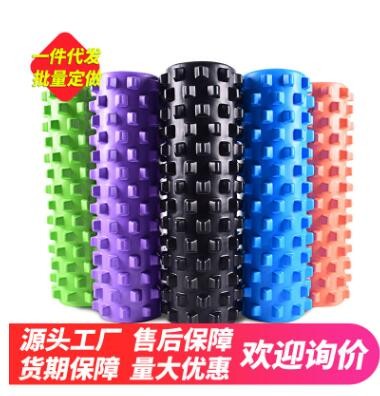 瑜伽柱45cm空心狼牙EVA滚筒滚轴放松肌肉泡沫轴狼牙棒按摩图3