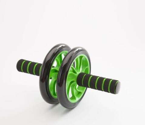 健腹轮静音双轮 运动健身器材用品健腹轮 健腹器16寸双轮