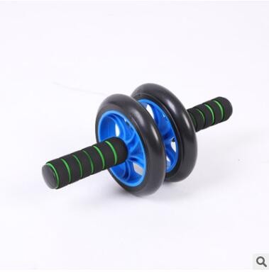 厂家直供双轮健腹轮 家用健身器材 腹肌轮俯卧撑巨轮健腹器材图3