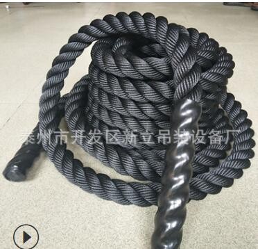 战绳UFC体能训练绳MMA格斗绳健身粗绳肌肉绳攀爬甩大绳力量训练绳图2