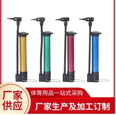 便携式迷你铝合金打气筒定制气嘴儿童自行车打气筒足球打气筒批发图2