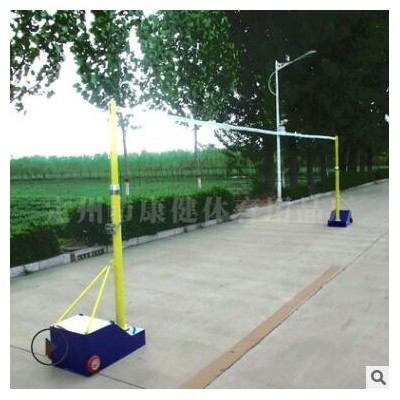 河北厂家定制移动式排球架 可调升降沙滩排球柱羽毛球架